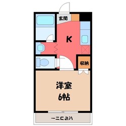 江曽島駅 徒歩22分 2階の物件間取画像